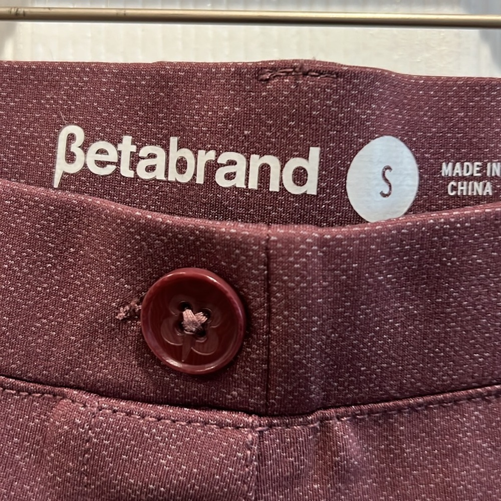 BETABRAND Mauve Stretchy Pull On Knit Pants - Picture 4 of 7